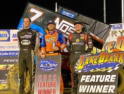 Tyler Courtney wins Beach Brawl opener at Lake Oza