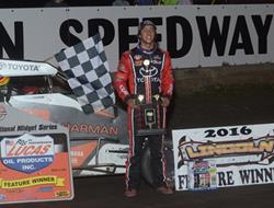 Thorson Recovers from Flat Tire, Wins Lincoln and