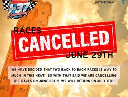 Races cancelled June 29th!