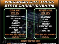 2022 Wisconsin Dirt Track State Championships at T