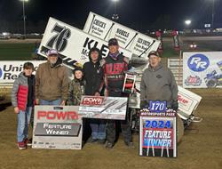 Jay Russell Dominates in POWRi 305 Sprint Series S