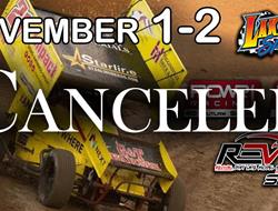 Lake Ozark Speedway November 1-2 Canceled Due to P