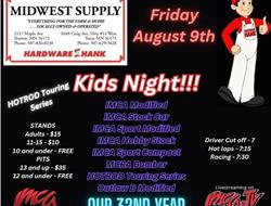 Kid's Night Friday August 9th - Murray County Spee