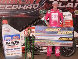Cannon McIntosh Wins at Fairbury Speedway with POW