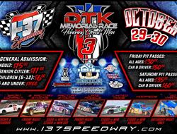 DTK Memorial Race October 29th & 30th at I-37 Spee