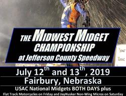 USAC Midgets Return to Jefferson County Speedway f