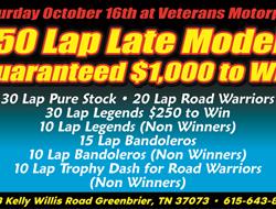 $1,000 to Win Late Model Race