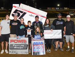 Jeremy Campbell Claims Win in POWRi 305 Sprint vs