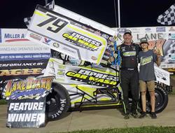 Ryan Hall Goes Wire-to-Wire in Lake Ozark POWRi 30