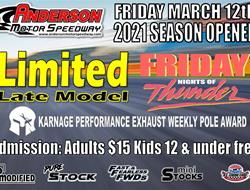 NEXT EVENT: AMS 2021 Season Opener Friday March 1