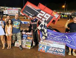 Kyle Amerson raced to his career-first USCS Outla