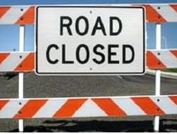Road Closing near OffRoad Speedway