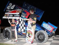 Rico Abreu earns first Lucas Oil ASCS victory in 2