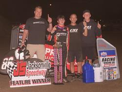 Crews Clicks Off Win No. Four with POWRi Midgets