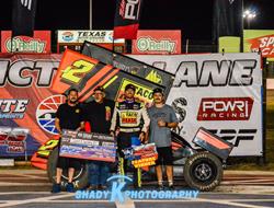 John Carney II Triumphant with POWRi Texas Sprint