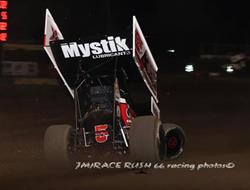 Heartbreaker for Ryan Timms while leading at I-80