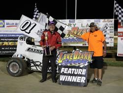 Bobby Layne Victorious at Lake Ozark in POWRi Midw