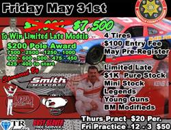 NEXT EVENT: Marty Ward Memorial Friday May 31st 8p