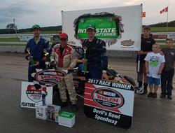 RICK STONE PICKS UP FIRST OUTLAW MIDGET WIN OF 201