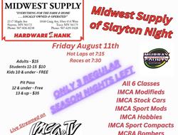 Racing Action this Friday - Midwest Supply of Slay