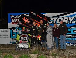 Richards Scores First 11-75 Lightning Sprints Win