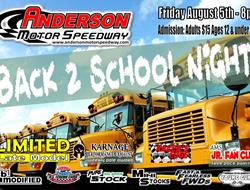 NEXT EVENT: Back 2 School Night Friday August 5, 8