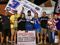 Ayrton Gennetten Retains Victory with POWRi 410 Ou