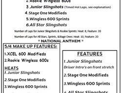 5/25/24 Hamlin Speedway-Junior Slingshot Special $