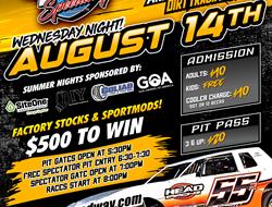 SPECIAL EVENTS... Summer Nights and Dirt Track Lig