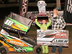 Brexton Busch Collects $3K-Payday in POWRi Jr Spri