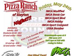 Pizza Ranch of Slayton -  Sponsor of May 24th Race