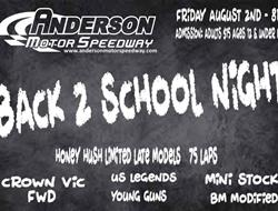 NEXT EVENT: Back 2 School Night Friday August 2nd