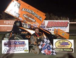SPARKS CLAIMS FEATURE WIN AT FONDA SPEEDWAY SATURD