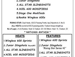 8/5/23 Jr Slingshot Rising Star #2, All Divisions,
