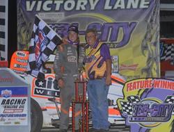 Garrett Aitken Gains First Career POWRi WAR Win at