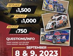 Two Nights one Track $1500 to win both nights. Mid