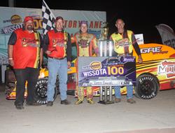 Tommy Bawden is a Speedway Motors WISSOTA 100 Cham