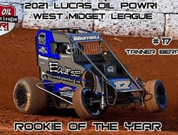 Tanner Berryhill Tops 2021 POWRi West Midget Leagu