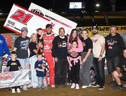 Brian Brown Reigns with POWRi 410 Outlaw Sprints a