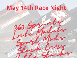May 14th Race Night News