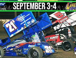 POWRi 410 Outlaws Headline Fall Sprint & Midget Na