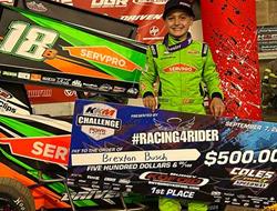 Brexton Busch Sweeps Support Features in KKM Chall