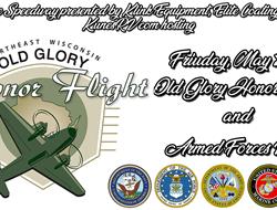 OLD GLORY HONOR FLIGHT & ARMED FORCES Night at the
