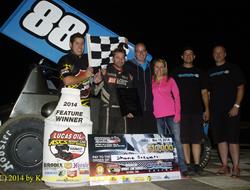 Shane Stewart on top at Cocopah with Lucas Oil ASC