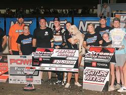 Karter Sarff Celebrates at I-55 Raceway with POWRi