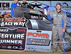 Trey Marcham Wins in Late-Race Pass with POWRi Wes