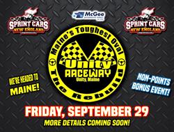 SCoNE Sprint Cars to Make Maine Debut at Unity Rac