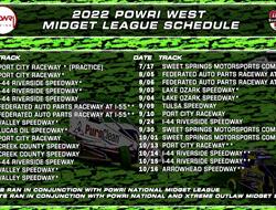 Lucas Oil POWRi West Midget League Solidifies 2022