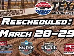February 21-22 at Texas Motor Speedway Rescheduled