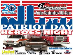 NEXT EVENT: Patriot Day Heroes Night Friday Septem